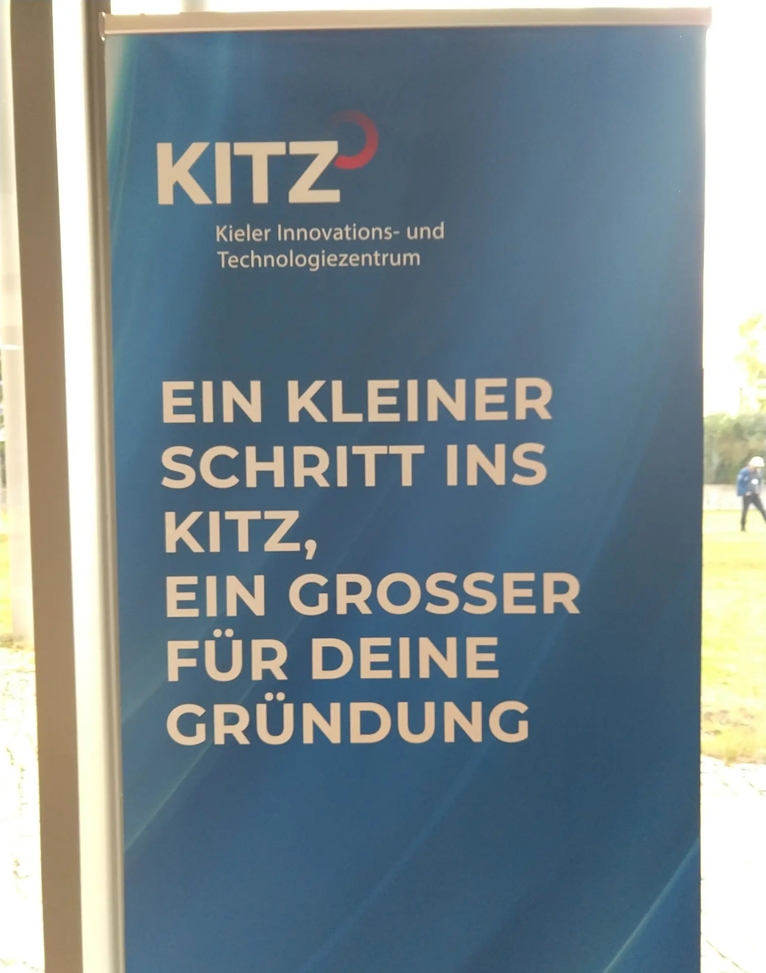 Auch das KITZ hatte seinen eigenen Aufsteller. (Foto: CC-By-SA Maren Hachmann) Auch das KITZ hatte seinen eigenen Aufsteller. (Foto: CC-By-SA Maren Hachmann)