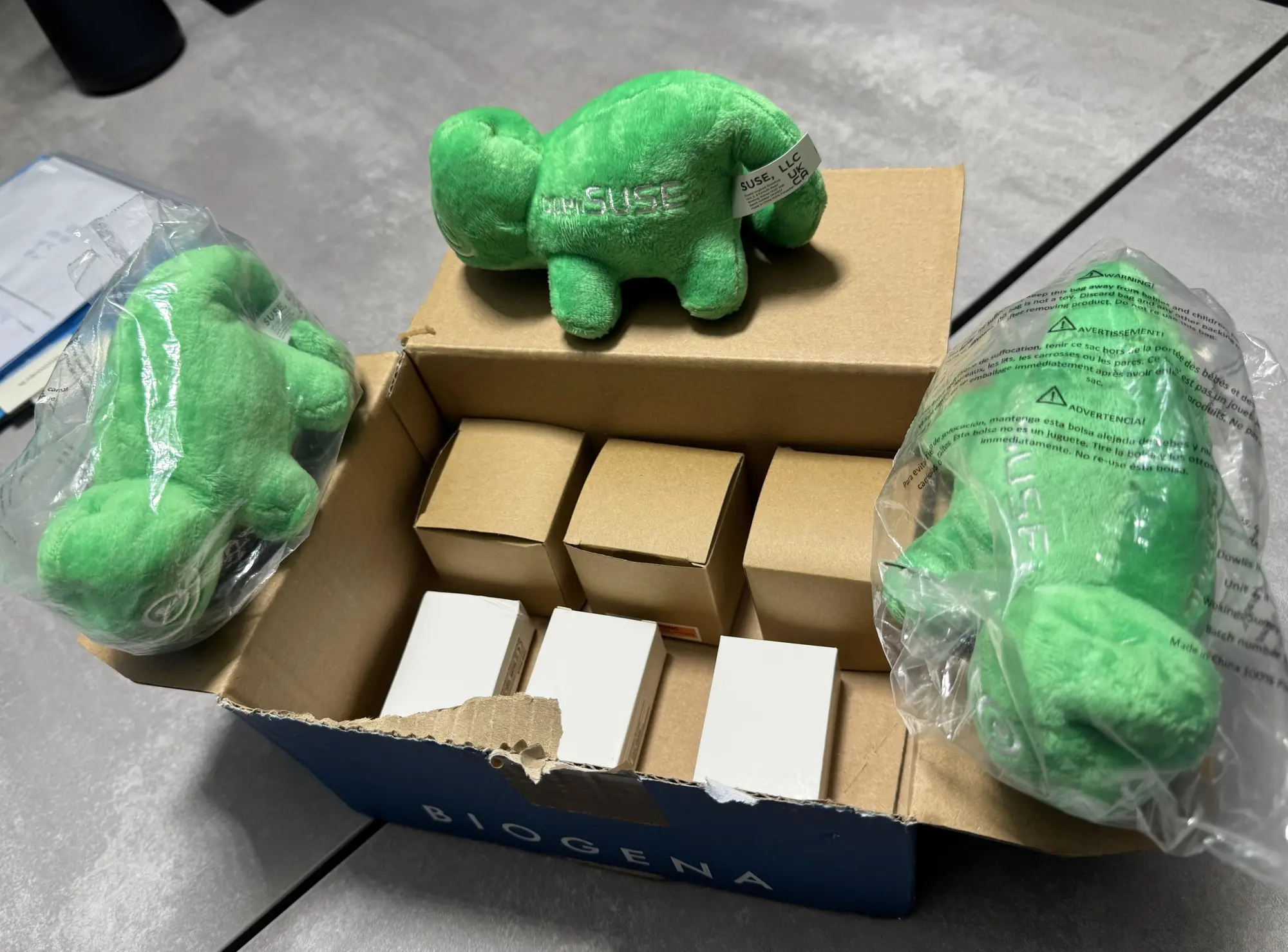 openSUSE hat uns für die Verlosung unter anderem einige kuschlige Chamäleons zugeschickt. (Foto: CC-By-SA Duesmaster) openSUSE hat uns für die Verlosung unter anderem einige kuschlige Chamäleons zugeschickt. (Foto: CC-By-SA Duesmaster)